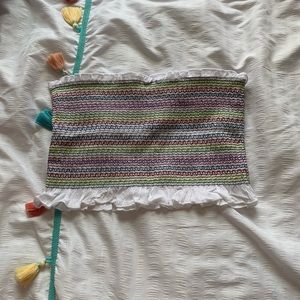 Multi color bando top